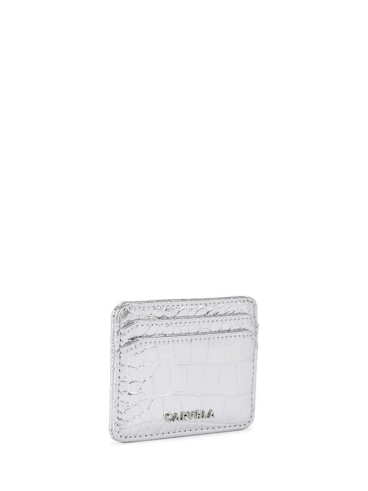Carvela Silver Chrome Jessica Card Holder Purse - Image 2 of 4