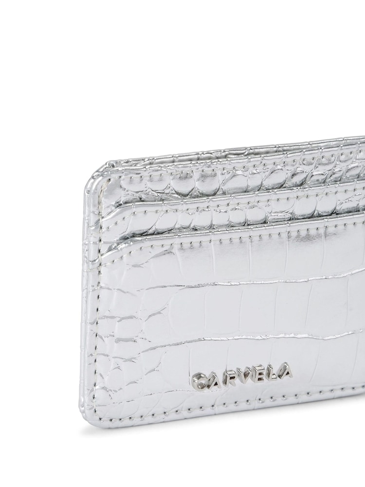 Carvela Silver Chrome Jessica Card Holder Purse - Image 4 of 4