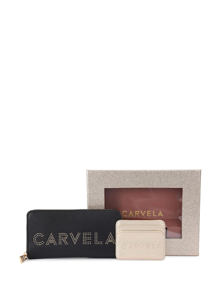 Carvela Frame Black Purse Giftset - Image 1 of 4