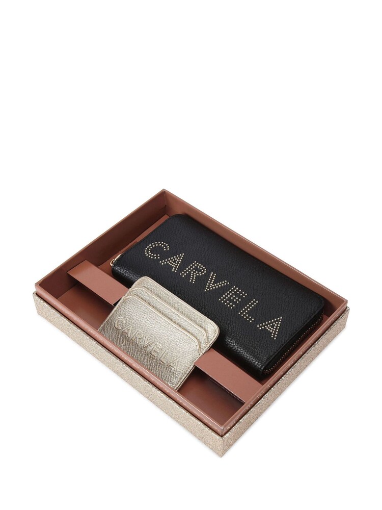 Carvela Frame Black Purse Giftset - Image 2 of 4