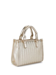 Goudkleurig/wit - Carvela Lucia Midi Tote Bag - Image 3 of 5
