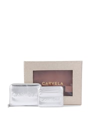 Carvela Silver Chrome Mini Purse Gift Set - Image 1 of 4