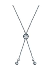 Silver Tone - Ted Baker Cherisa: Crystal Cluster Heart Adjustable Bracelet - Image 4 of 4