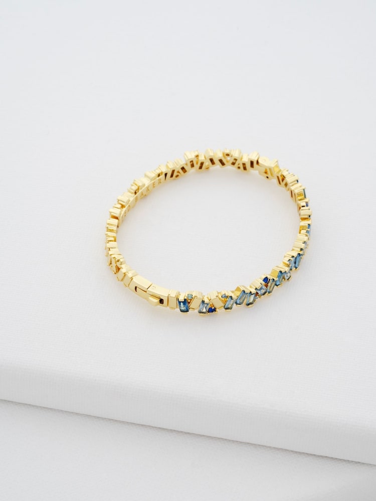 Ted Baker Gold Tone Clarina: Crystal Cluster Bangle - Image 1 of 4