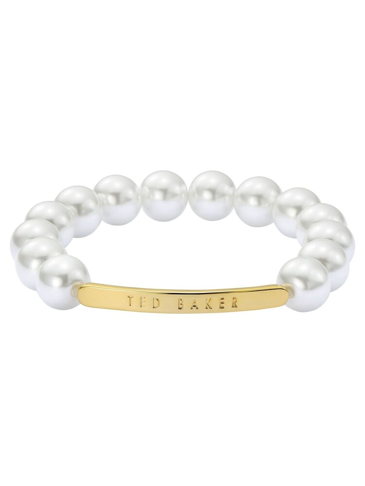 Ted Baker Gold Tone Beadie: Baker Bead Adjustable Bracelet - Image 3 of 5