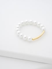 Ted Baker Gold Tone Beadie: Baker Bead Adjustable Bracelet - Image 5 of 5