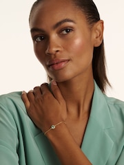 Ted Baker Gold Tone Soleta: Solitaire Sparkle Crystal Adjustable Bracelet - Image 2 of 5
