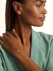 Ted Baker Gold Tone Soleta: Solitaire Sparkle Crystal Adjustable Bracelet - Image 3 of 5