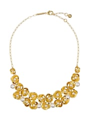 Ted Baker Gold Tone Floressa: Pearl Flower Necklace - Image 1 of 3