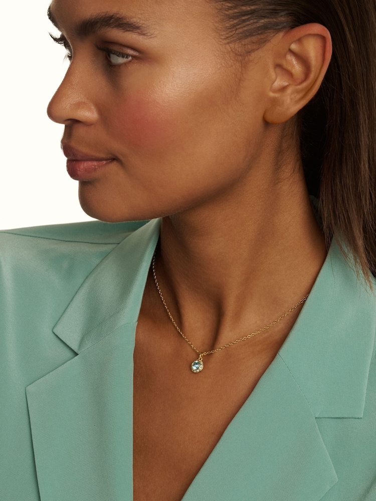 Collar con colgante de cristal brillante Soltell: Solitaire de Ted Baker - Imagen 3 de 3 Collar con colgante de cristal brillante Soltell: Solitaire de Ted Baker - Imagen 3 de 3