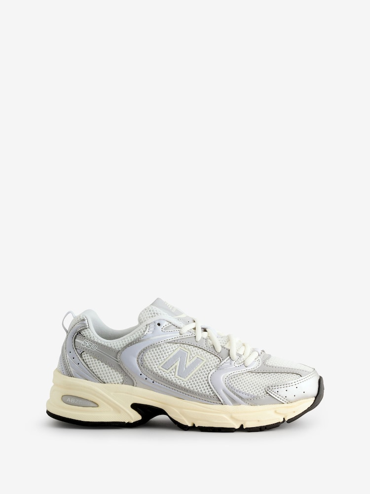 New Balance Grey/Ecru Womens 530 Trainers - Image 1 of 1