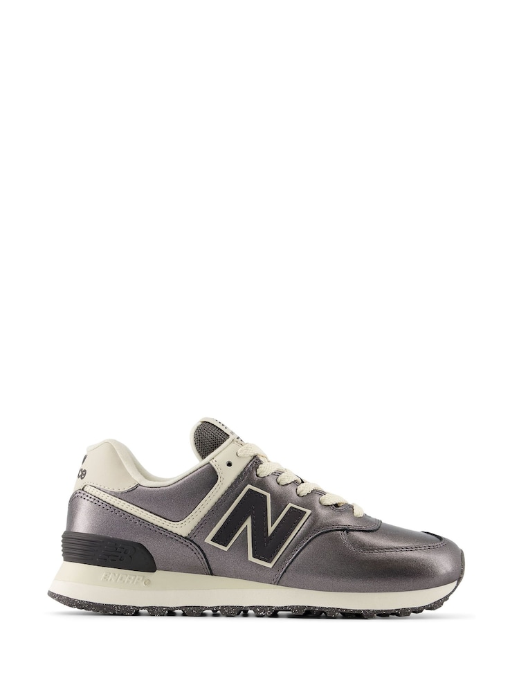 New Balance Metallic Womens 574 Trainers - Image 1 of 6