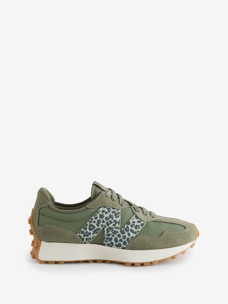 New Balance Olive Green Womens 327 Trainers - Image 1 of 1 New Balance Olive Green Womens 327 Trainers - Image 1 of 1