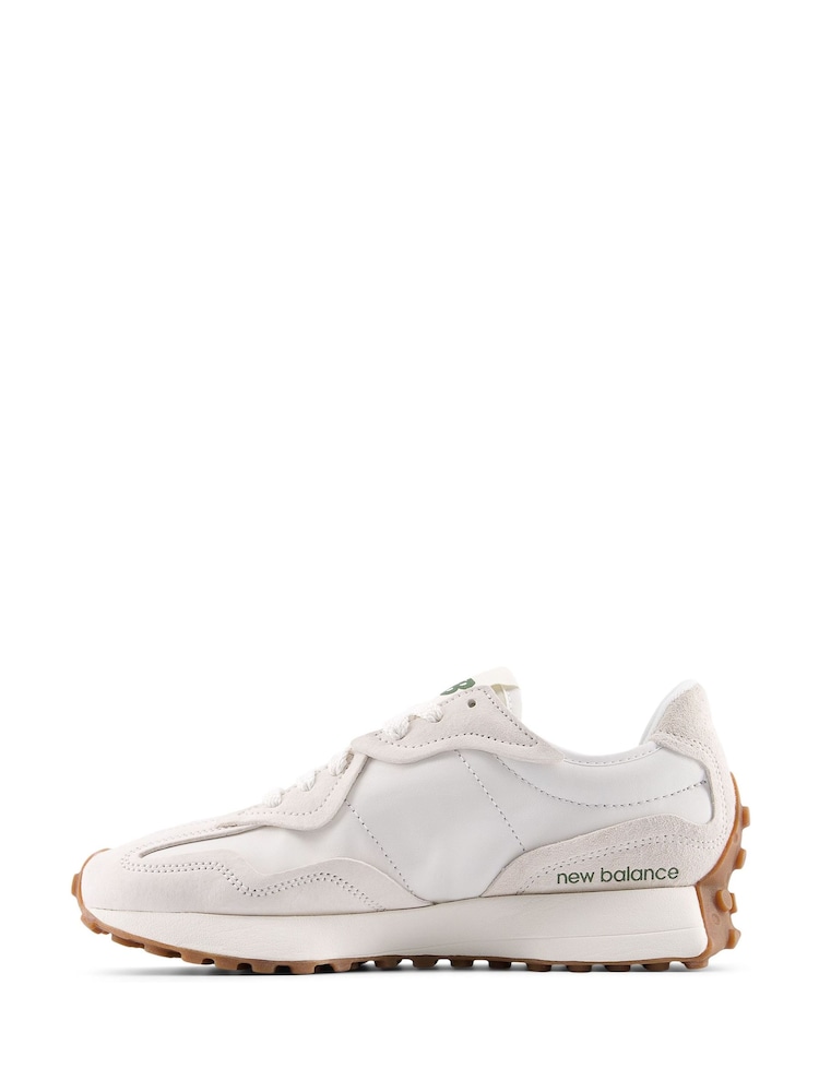 New Balance White/Green Womens 327 Trainers - Image 2 of 7 New Balance White/Green Womens 327 Trainers - Image 2 of 7
