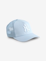 New Era Blue 100% Cotton Chyt League Ess Trucker Neyyan Hat - Image 1 of 1