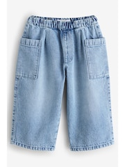 Blue Pull On Pocket Jeans - Image 1 of 4