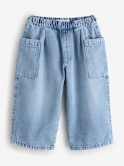 Blue Pull On Pocket Jeans - Image 4 of 4