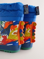 Blau, Dinosaurier - Thinsulate™ Warm gefütterte Gummistiefel mit Manschette - Bild 5 von 5