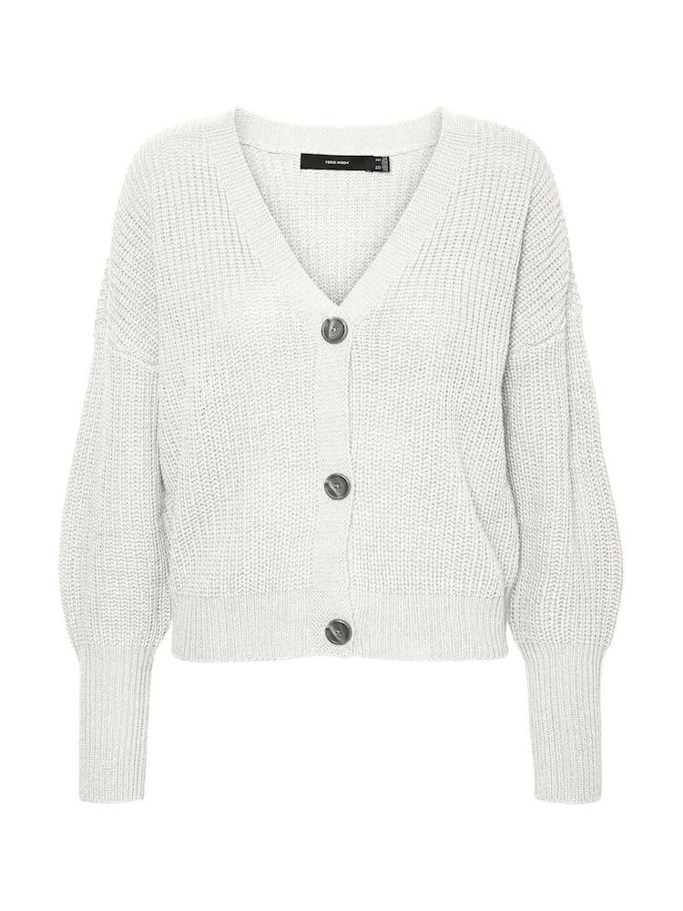 Blanco - VERO MODA Button Down Knitted Cardigan - Imagen 4 de 4 Blanco - VERO MODA Button Down Knitted Cardigan - Imagen 4 de 4
