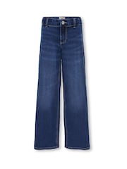 ONLY KIDS Blue Wide Leg Sylvie Denim Jeans - Image 2 of 4