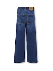 ONLY KIDS Blue Wide Leg Sylvie Denim Jeans - Image 3 of 4