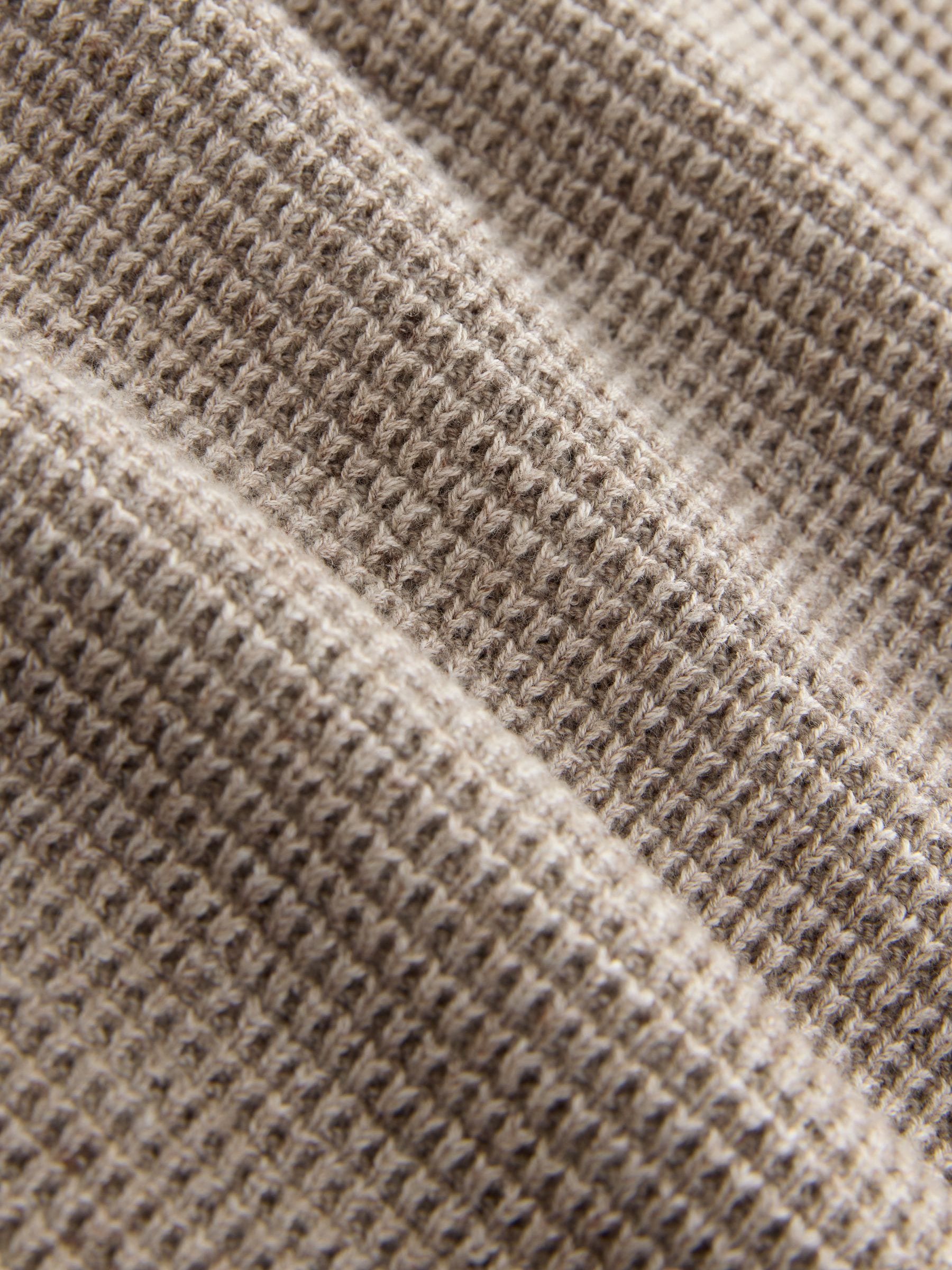 Buy Neutral Texture Quarter Zip Jumper from Next Singapore