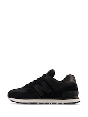 New Balance Black 574 Trainers - Image 7 of 8