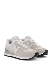 New Balance Cream Womens 574 Trainers - Image 5 of 8