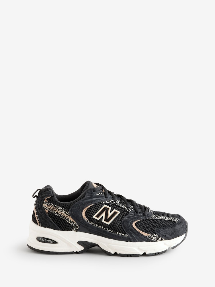 New Balance Black/White Womens 530 Trainers - Image 1 of 1