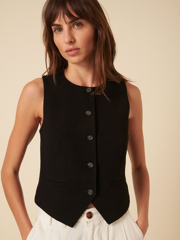 Nobodys Child Aramis Crew Neck Waistcoat - Изображение 1 из 5