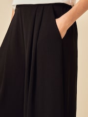 Nobodys Child Black Cropped Zenna Culotte Trousers - Image 4 of 5