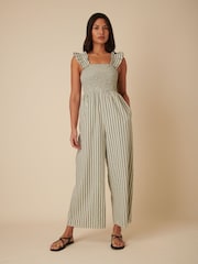 Nobodys Child Maya Ruffle Strap Wide Leg Jumpsuit - Imagen 3 de 4