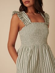 Nobodys Child Maya Ruffle Strap Wide Leg Jumpsuit - Imagen 4 de 4