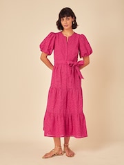 Nobodys Child Pink Marla Midi Dress - Image 1 of 4