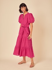 Nobodys Child Pink Marla Midi Dress - Image 3 of 4