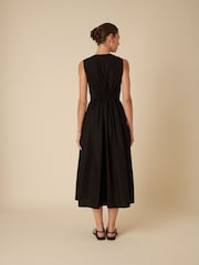 Nobodys Child Black Oak Button Down Midi Dress - Image 2 of 5