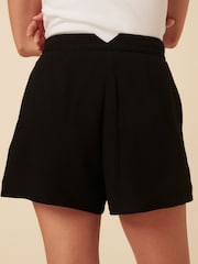 Nobodys Child Black Highwaisted Black Tailored Shorts - Image 4 of 4