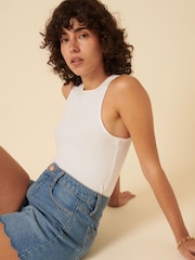 Nobodys Child Blue Denim Scallop Shorts - Image 3 of 6