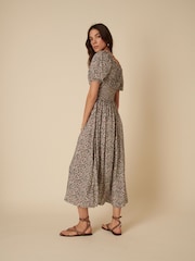 Nobodys Child Cream Geniveve Off The Shoulder Floral Midi Dress - Image 2 of 4
