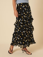 Nobodys Child Blanca Tiered Ruffle Floral Skirt - Image 1 of 5