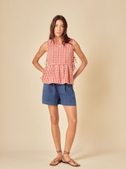 Nobodys Child Gingham Swing Tie Side Top - Bild 5 von 6