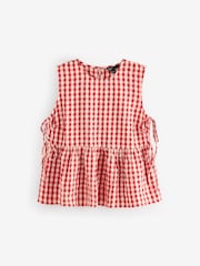 Nobodys Child Gingham Swing Tie Side Top - Bild 6 von 6