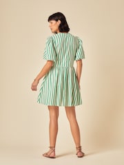 Nobodys Child Green Blanca Tiered Ruffle Floral Skirt - Image 3 of 5
