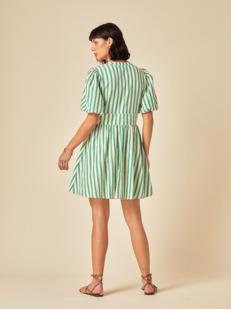 Nobodys Child Green Blanca Tiered Ruffle Floral Skirt - Image 3 of 5