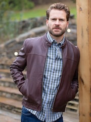 Lakeland Leather Burgundy Calder Jacket - Image 1 of 8