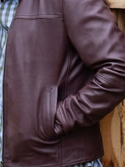 Lakeland Leather Burgundy Calder Jacket - Image 5 of 8