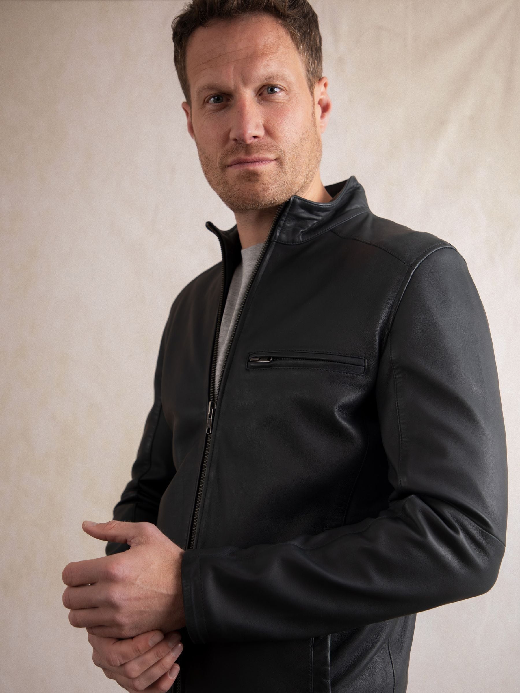 Buy Lakeland Leather Navy Penton Jacket from Next South Africa