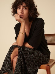 Nobodys Child Black Sadie Floral Skirt - Image 4 of 4