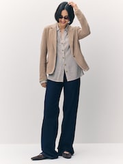 VERO MODA Natural Fitted Blazer - Image 3 of 7