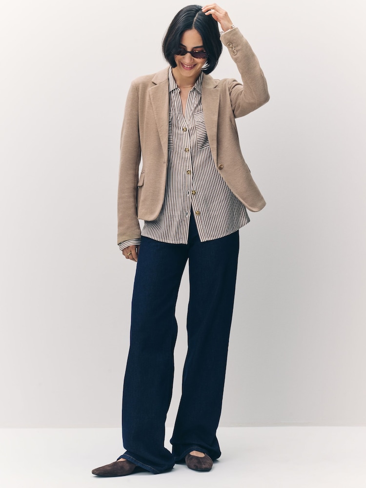 VERO MODA Natural Fitted Blazer - Image 3 of 7